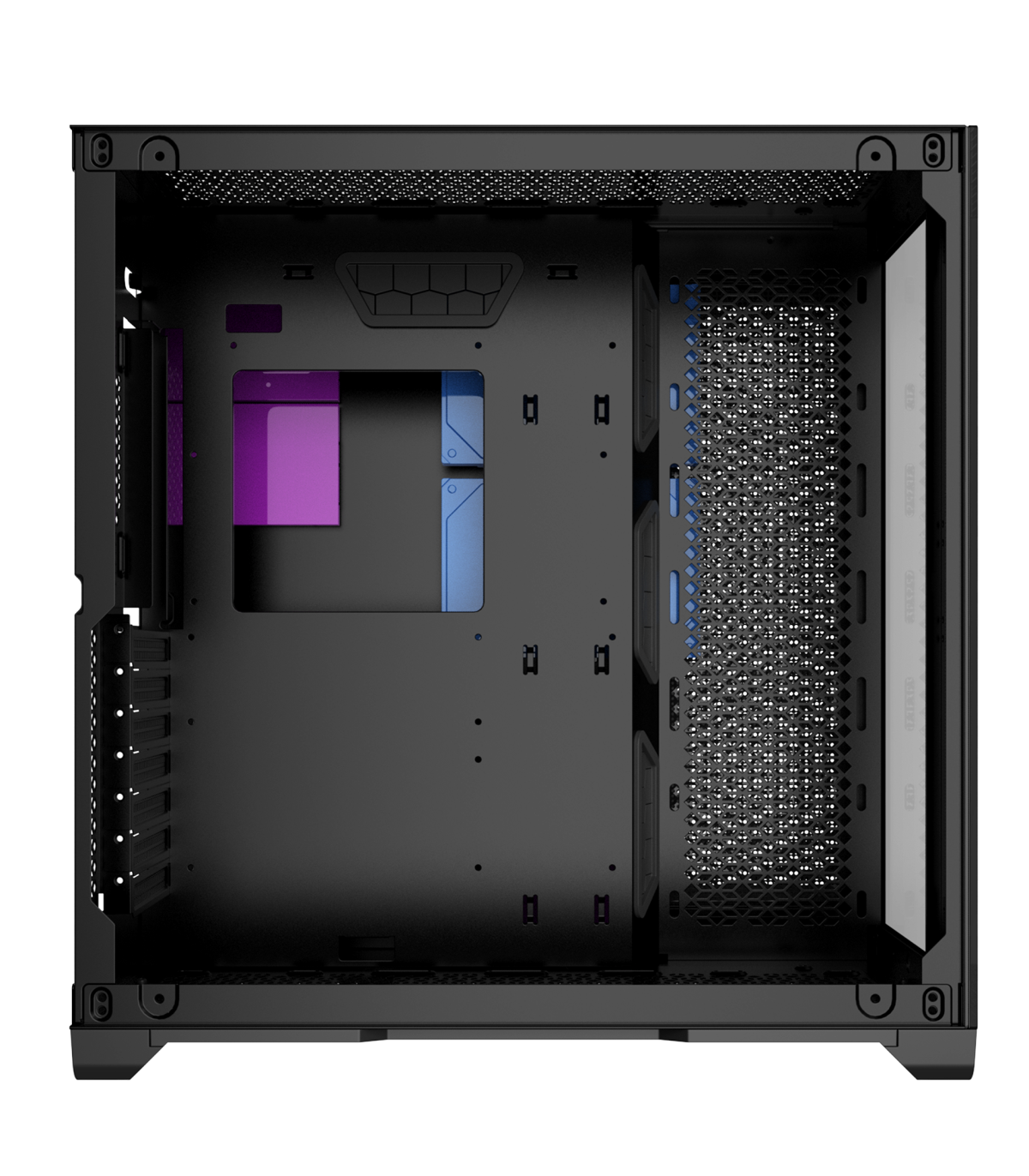 Caja ordenador phoenix gaming zephyr cubo atx doble cristal templado soporte gpu hasta 380mm