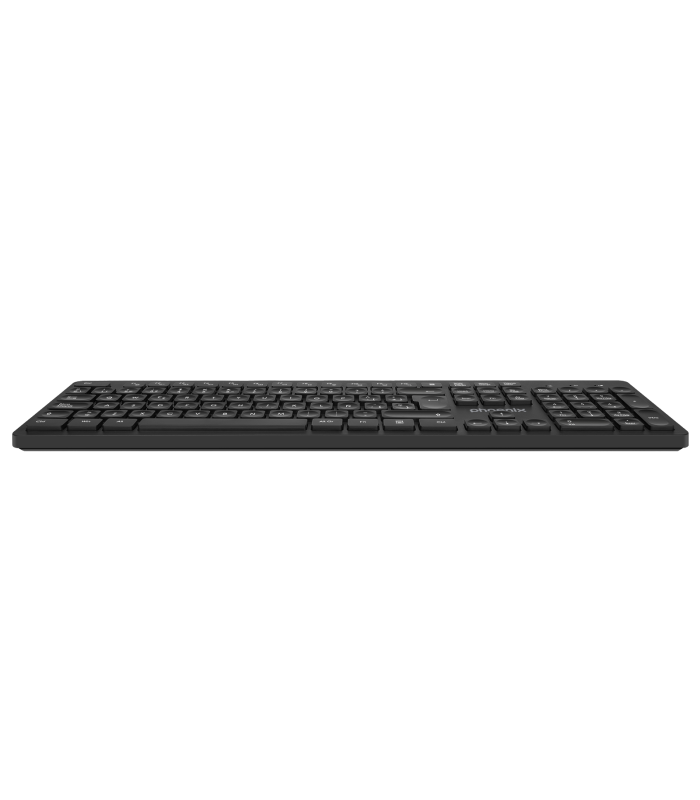 Teclado inalambrico qwerty phoenix k200 negro delgado