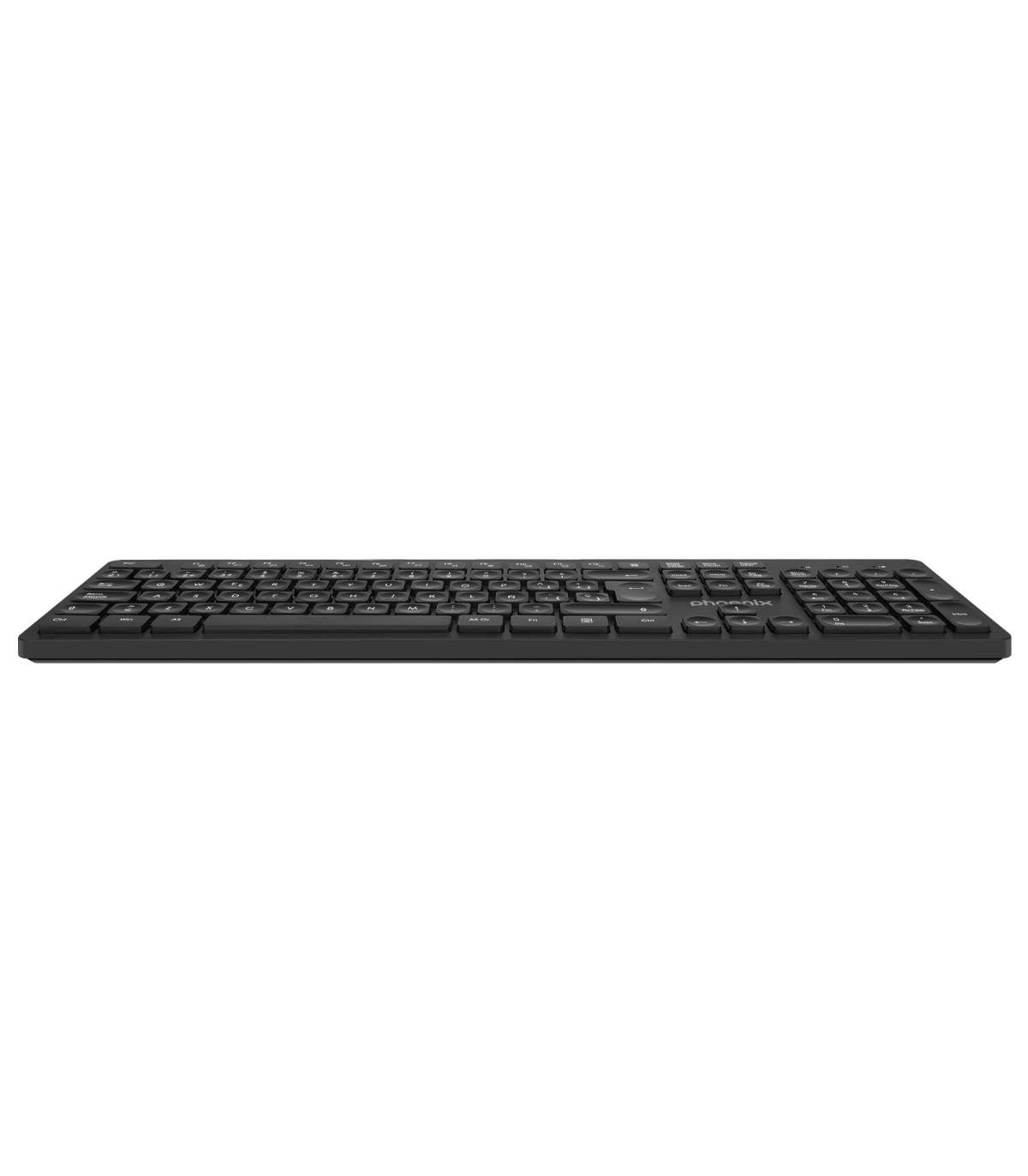 Teclado inalambrico qwerty phoenix k200 negro delgado