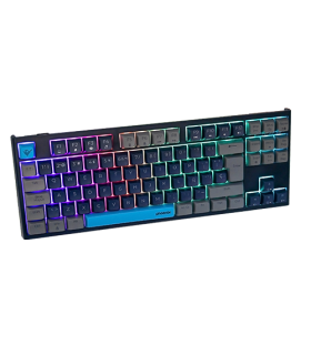 Teclado gaming royal pbt mecanico negro