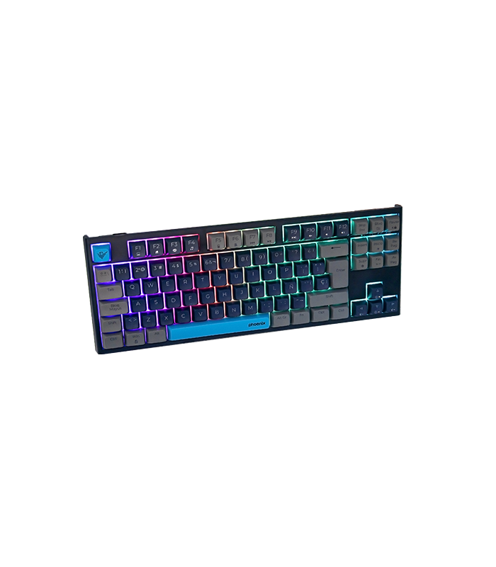 Teclado gaming royal pbt mecanico negro