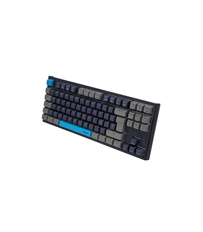 Teclado gaming royal pbt mecanico negro