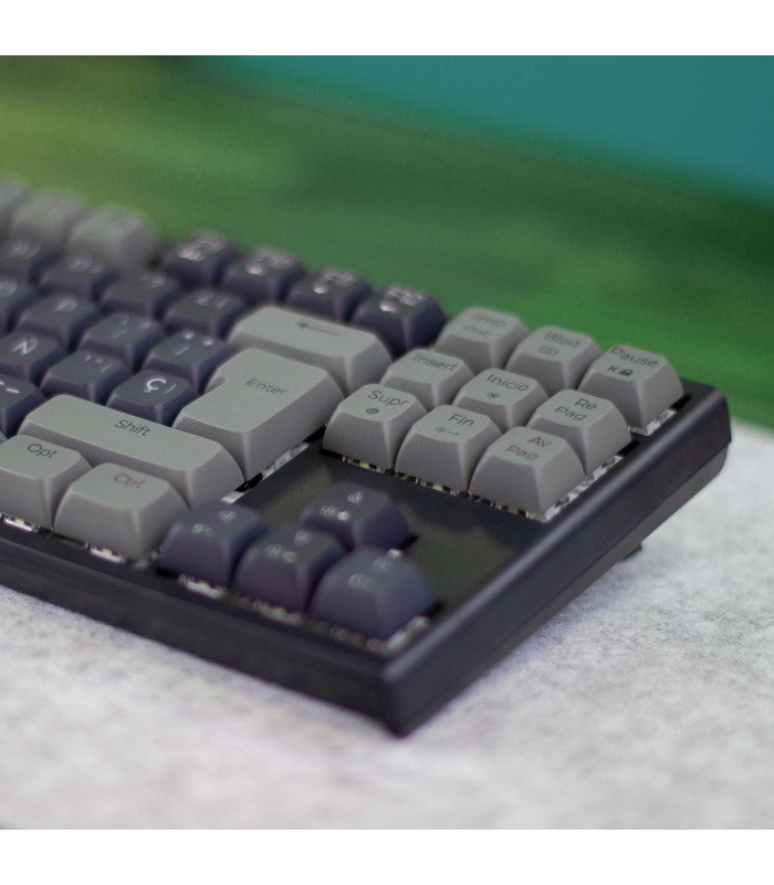 Teclado gaming royal pbt mecanico negro