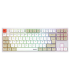 Teclado gaming royal pbt mecanico blanco