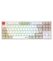 Teclado gaming royal pbt mecanico blanco