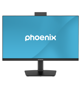 Monitor phoenix visión 24 pro 23.8 pulgadas full hd panel ips webcam integrada abatible hdmi + dp altavoces integrados