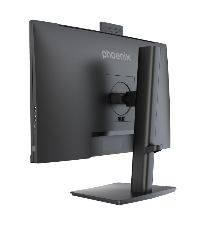 Monitor phoenix visión 24 pro 23.8 pulgadas full hd panel ips webcam integrada abatible hdmi + dp altavoces integrados