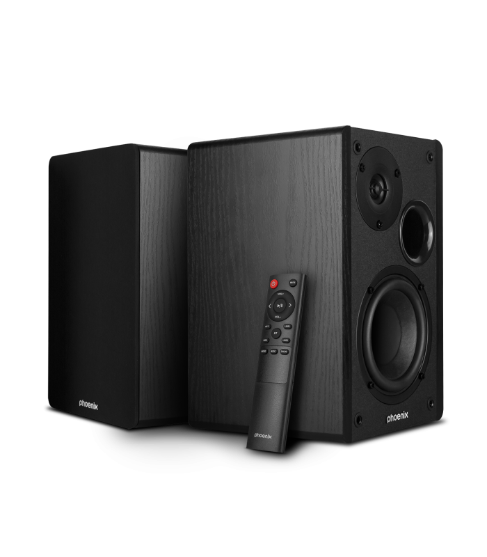 Altavoces pc ordenador de estudio phoenix serenade 60w rms usb bluetooth optico jack rca