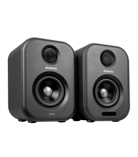 Altavoces de estudio phoenix sonika 50w con bluetooth jack usb para ordenador