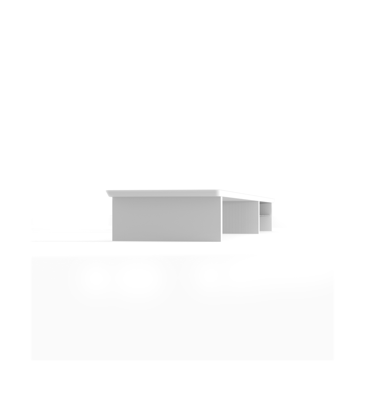 Phoenix harmony estante elevador de monitor en madera para escritorio blanco con bandeja forrada en fieltro