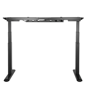 Signa estructura ajustable para escritorio doble motor y 3 segmentos negra