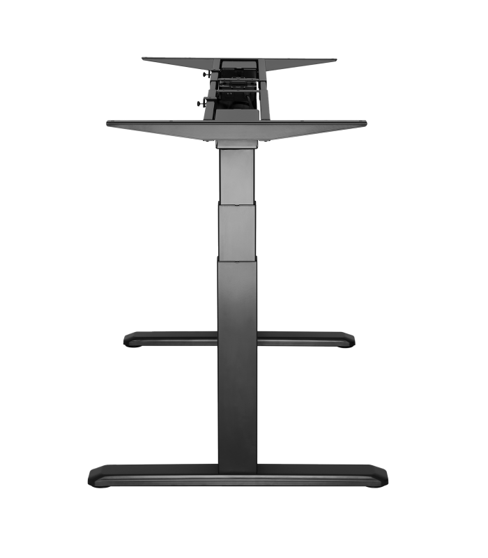 Signa estructura ajustable para escritorio doble motor y 3 segmentos negra