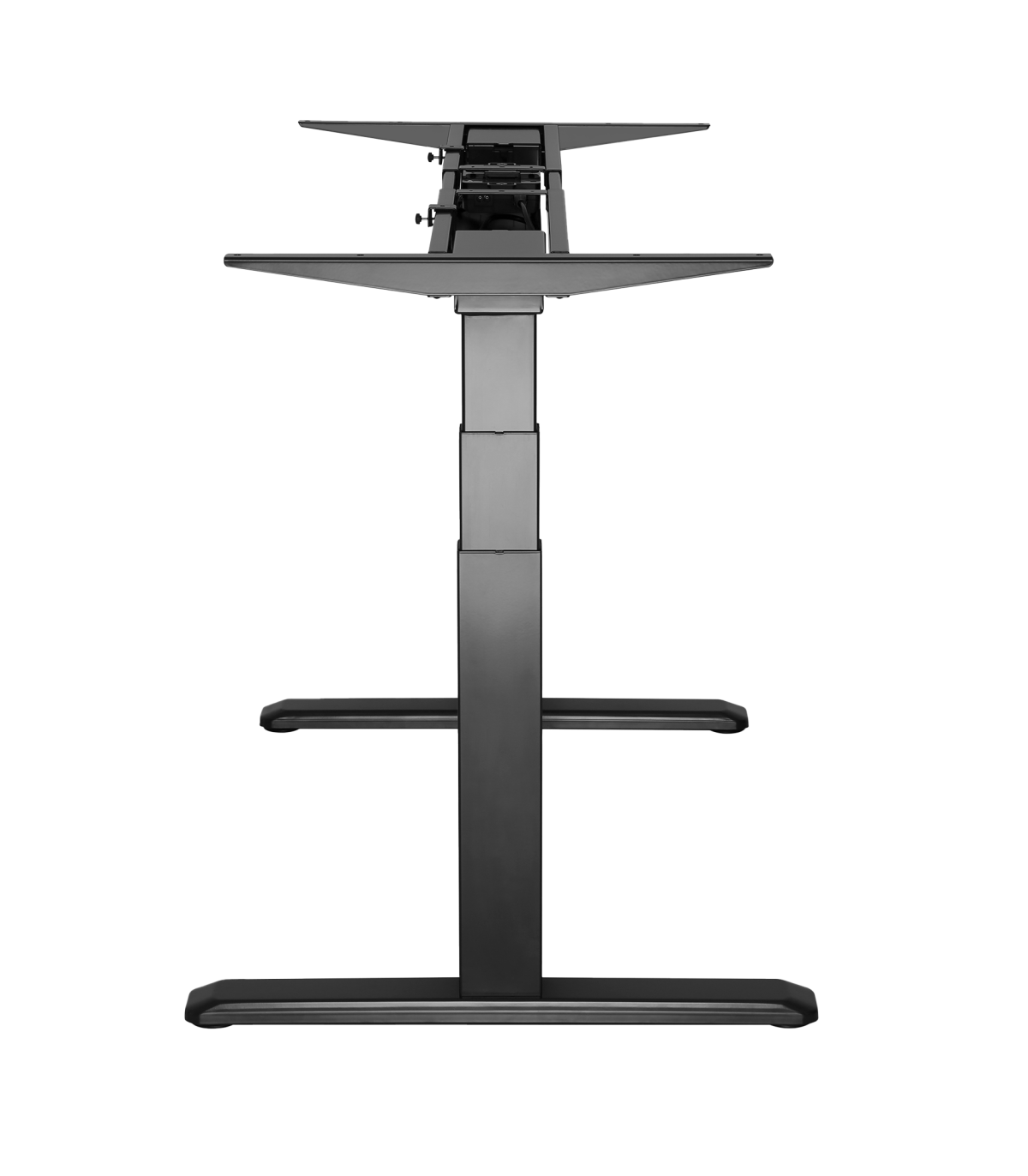 Signa estructura ajustable para escritorio doble motor y 3 segmentos negra