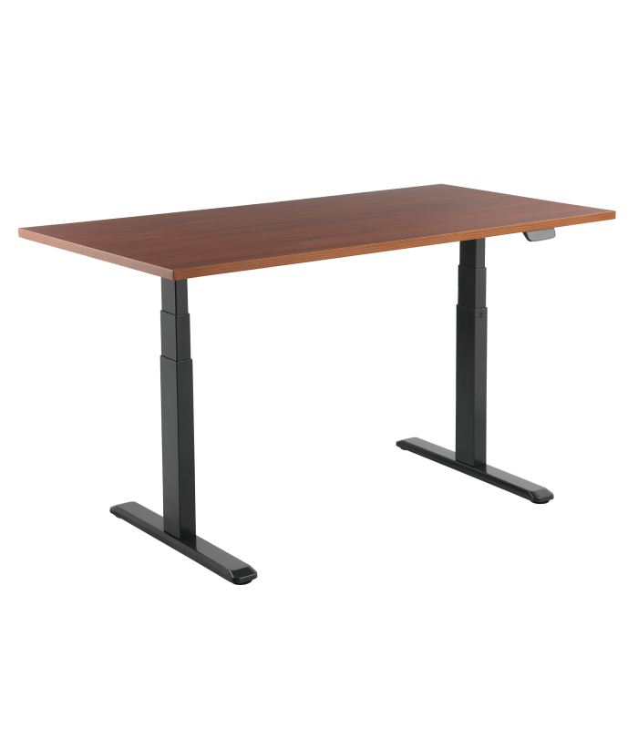 Signa estructura ajustable para escritorio doble motor y 3 segmentos negra