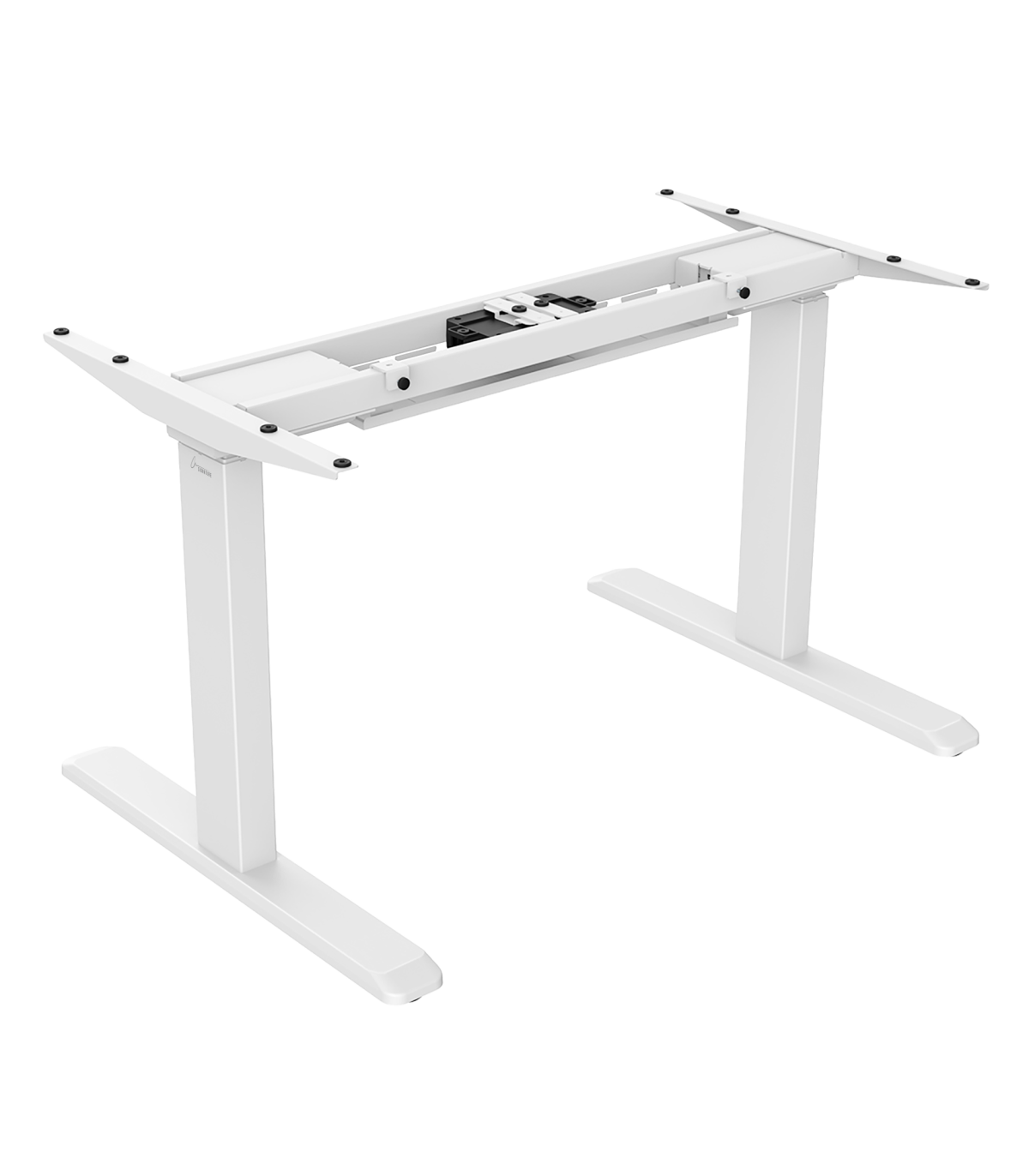 Signa estructura ajustable para escritorio doble motor y 3 segmentos blanca