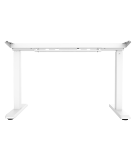 Signa estructura ajustable para escritorio doble motor y 3 segmentos blanca