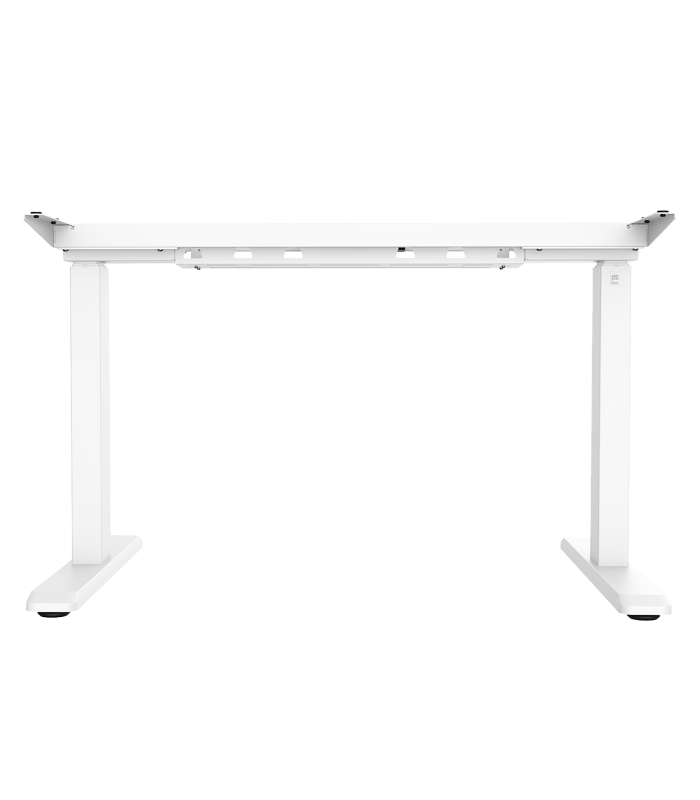 Signa estructura ajustable para escritorio doble motor y 3 segmentos blanca