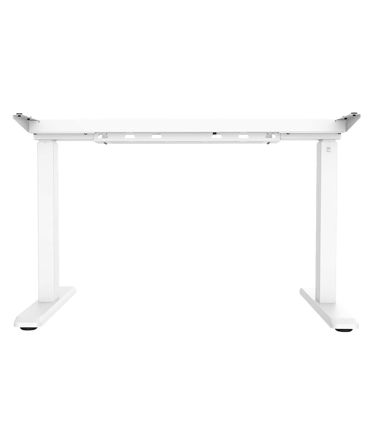 Signa estructura ajustable para escritorio doble motor y 3 segmentos blanca