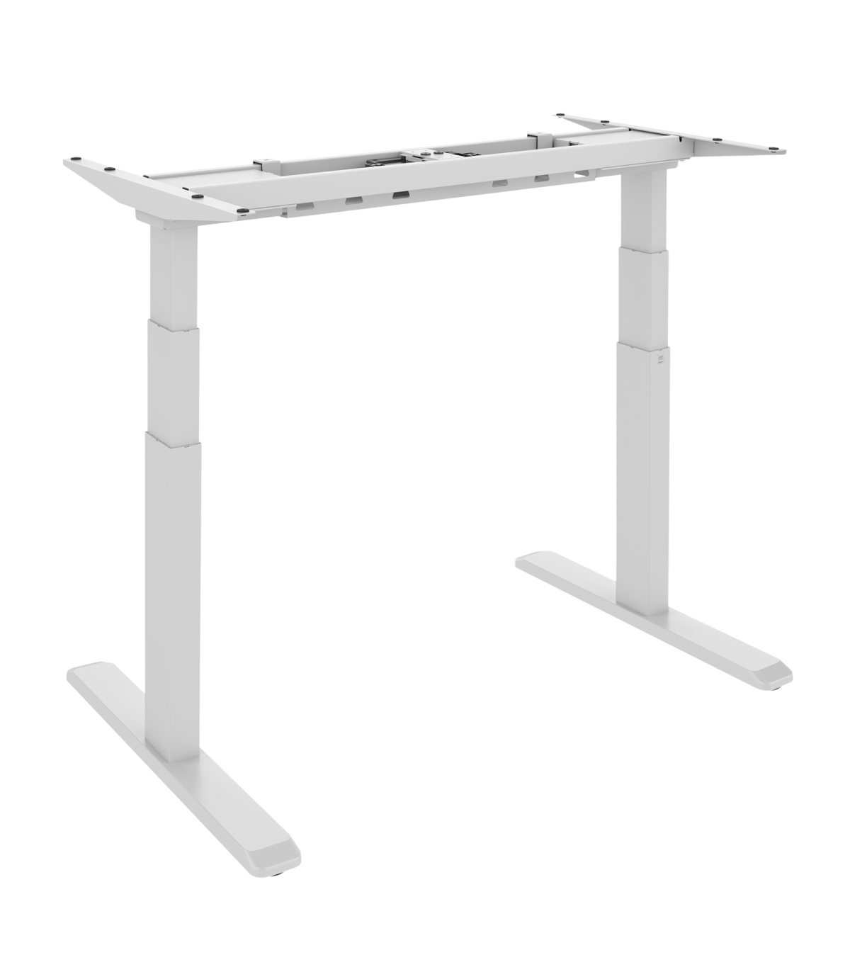 Signa estructura ajustable para escritorio doble motor y 3 segmentos blanca