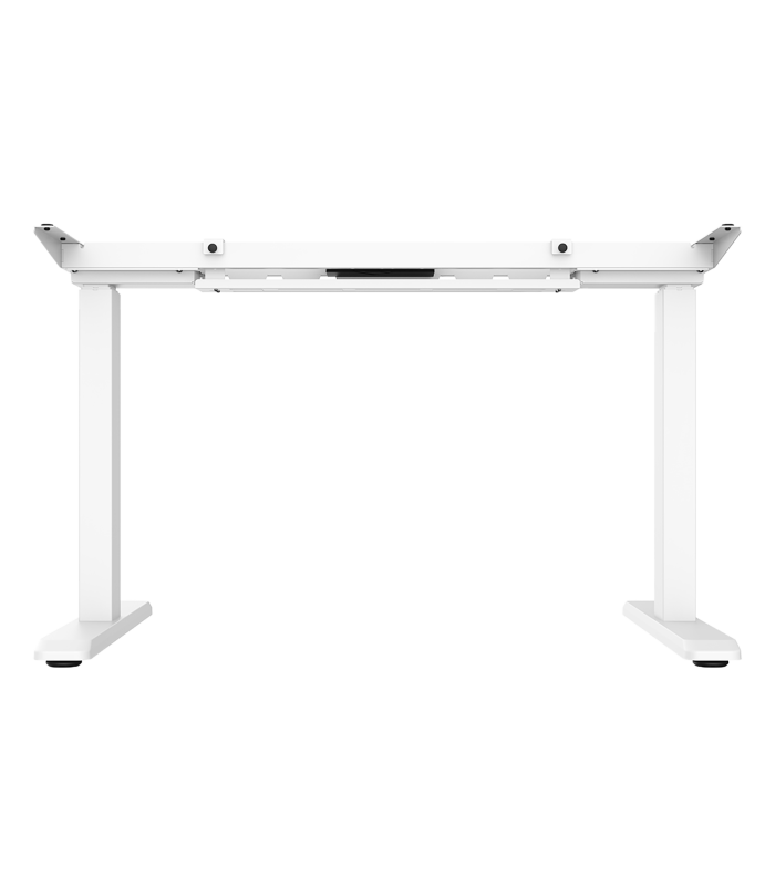 Signa estructura ajustable para escritorio doble motor y 3 segmentos blanca