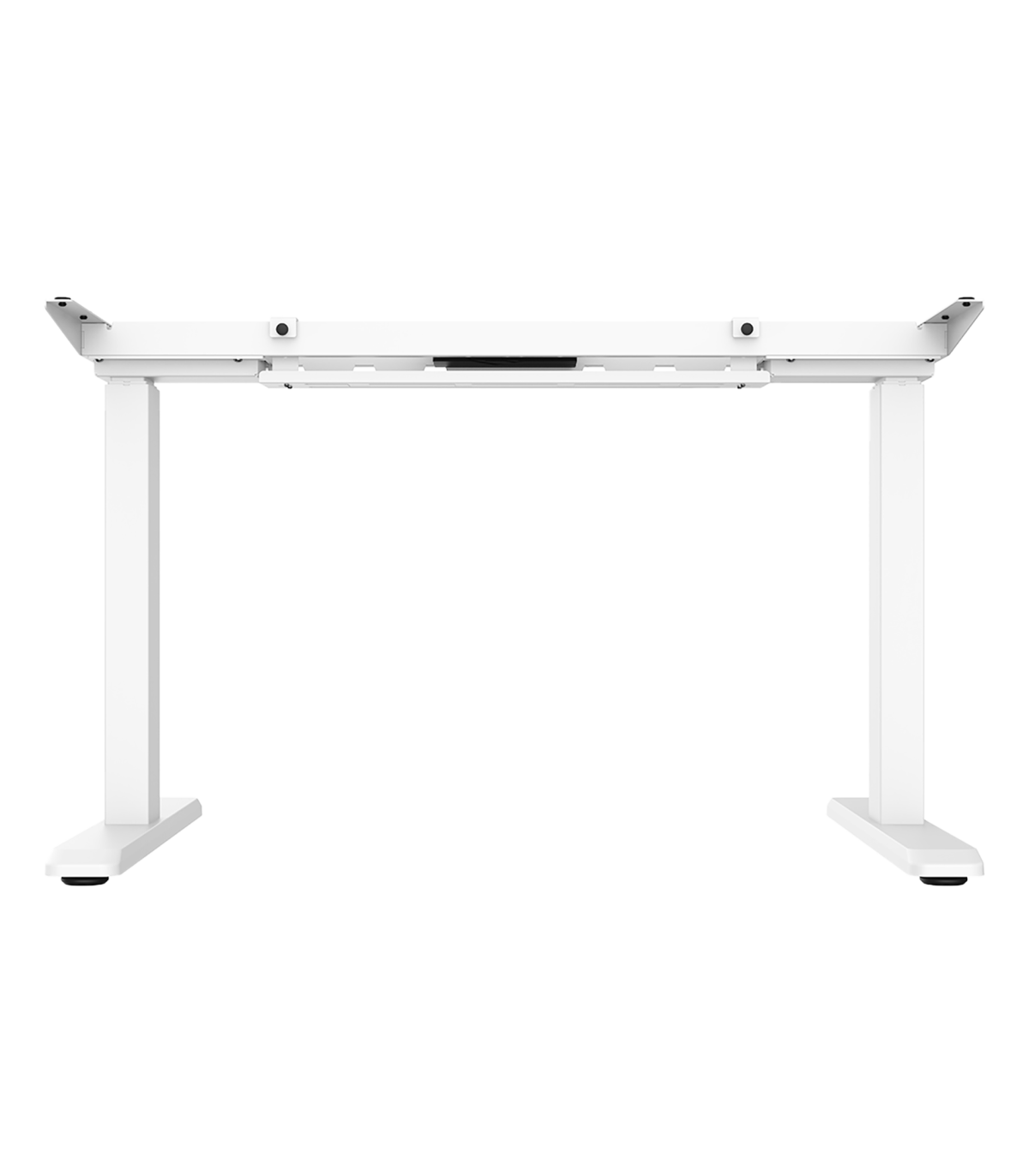 Signa estructura ajustable para escritorio doble motor y 3 segmentos blanca
