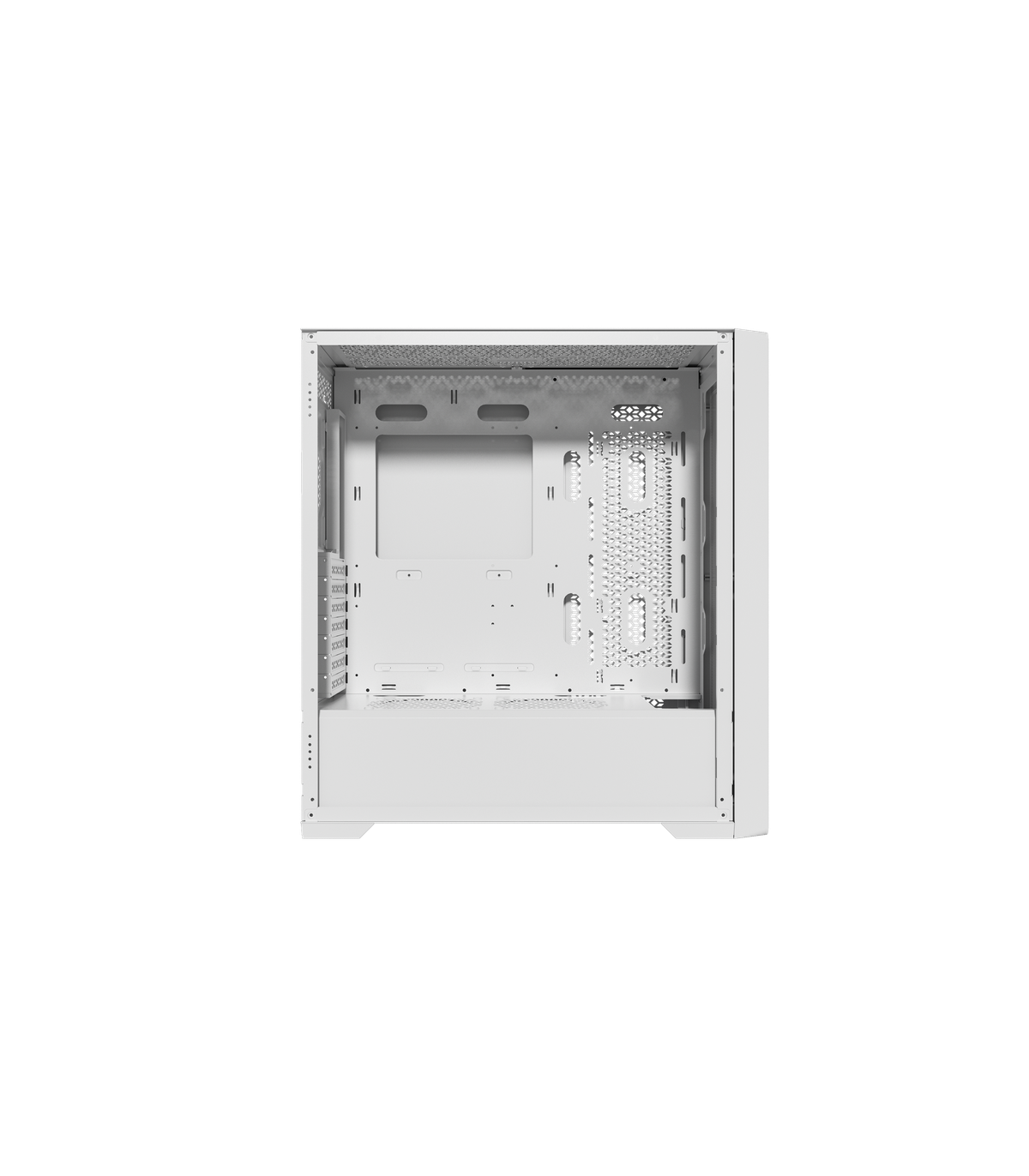 Caja ordenador phoenix gaming artisan noble blanca frontal de madera atx filtros antipolvo tipo c