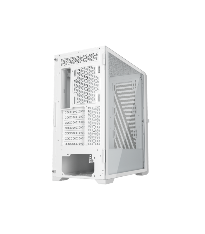 Caja ordenador phoenix gaming artisan noble blanca frontal de madera atx filtros antipolvo tipo c