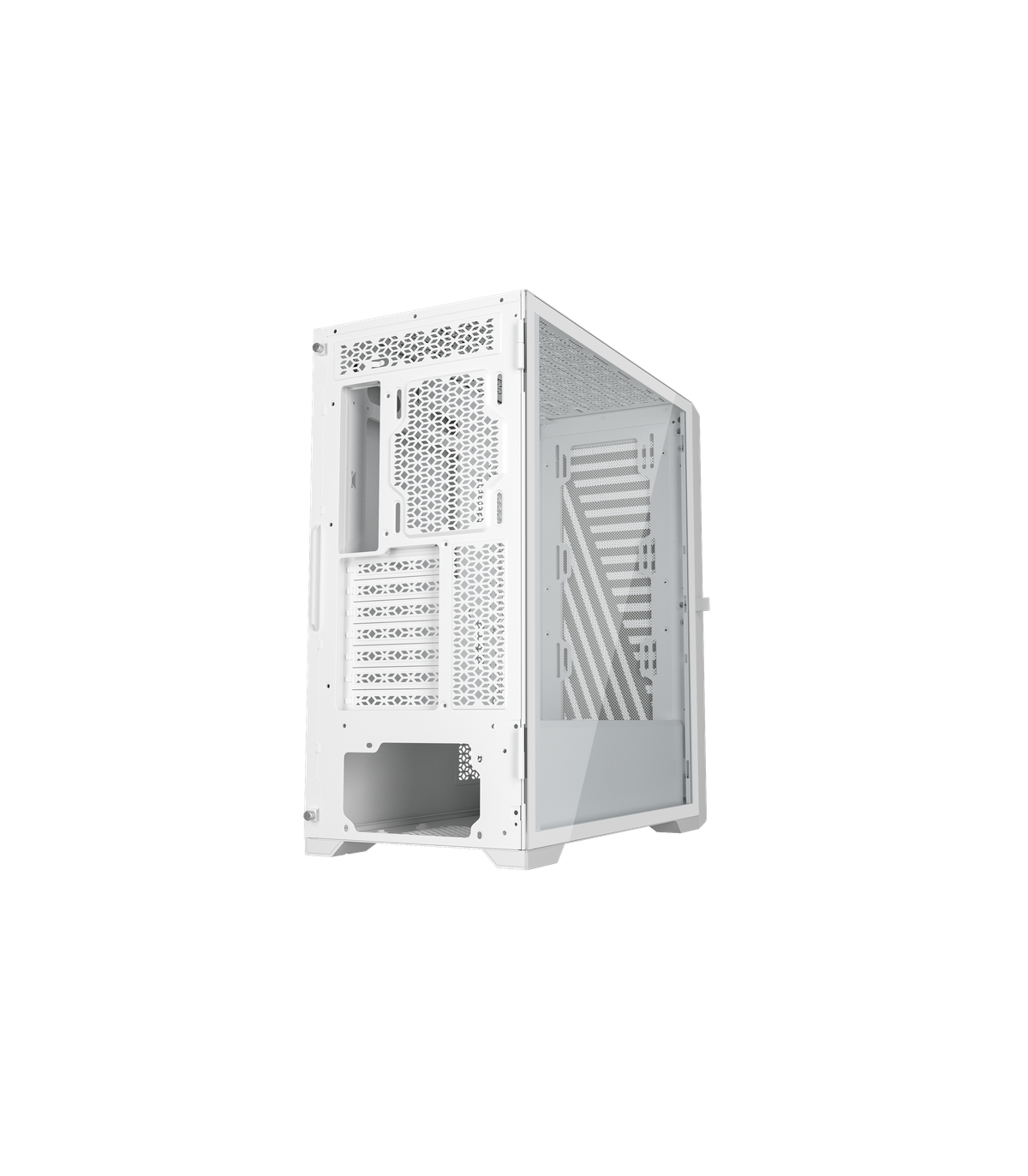 Caja ordenador phoenix gaming artisan noble blanca frontal de madera atx filtros antipolvo tipo c