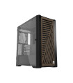 Caja ordenador phoenix gaming artisan noble negra frontal de madera atx filtros antipolvo tipo c