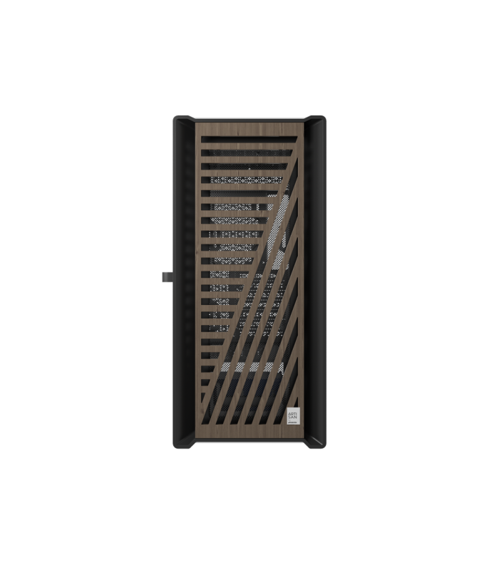 Caja ordenador phoenix gaming artisan noble negra frontal de madera atx filtros antipolvo tipo c