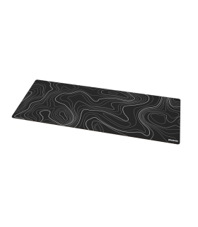 Alfombrilla phoenix stratos para ratón escritorio negra 90 x 40 cm con base de corcho y superficie cuero pu