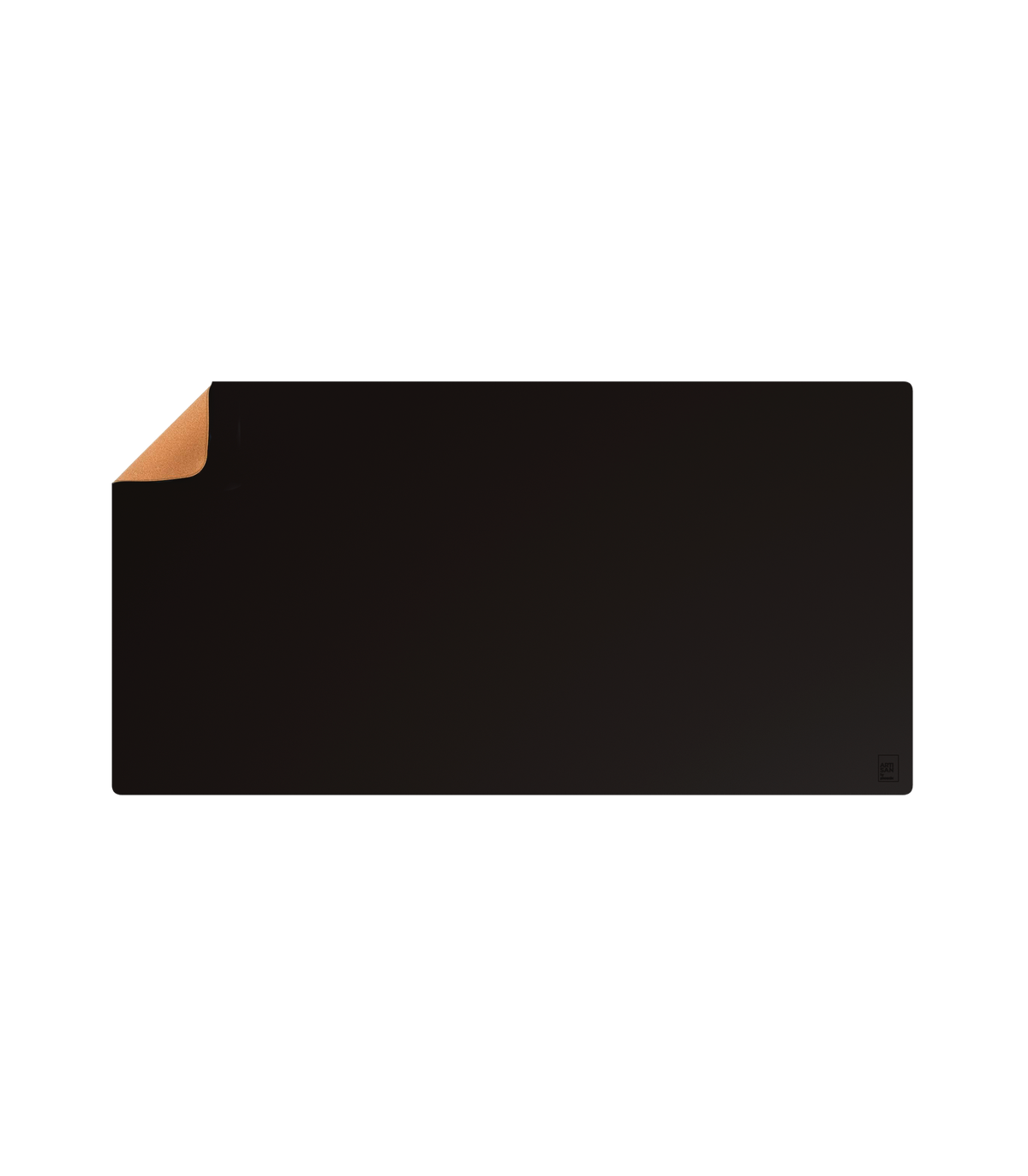 Alfombrilla phoenix eleganza xxl 125 x 64.5 cm base de corcho y superficie de cuero pu 4 mm grosor