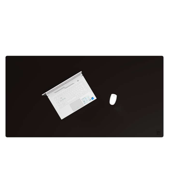 Alfombrilla phoenix eleganza xxl 125 x 64.5 cm base de corcho y superficie de cuero pu 4 mm grosor