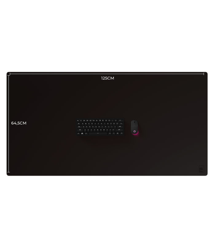 Alfombrilla phoenix eleganza xxl 125 x 64.5 cm base de corcho y superficie de cuero pu 4 mm grosor