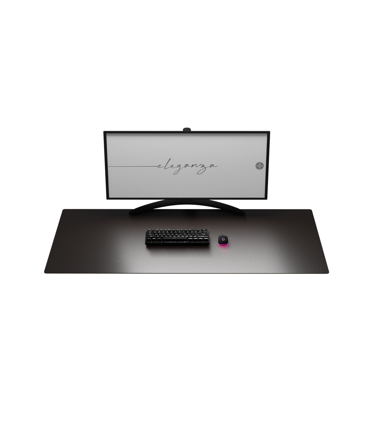 Alfombrilla phoenix eleganza xxl 125 x 64.5 cm base de corcho y superficie de cuero pu 4 mm grosor