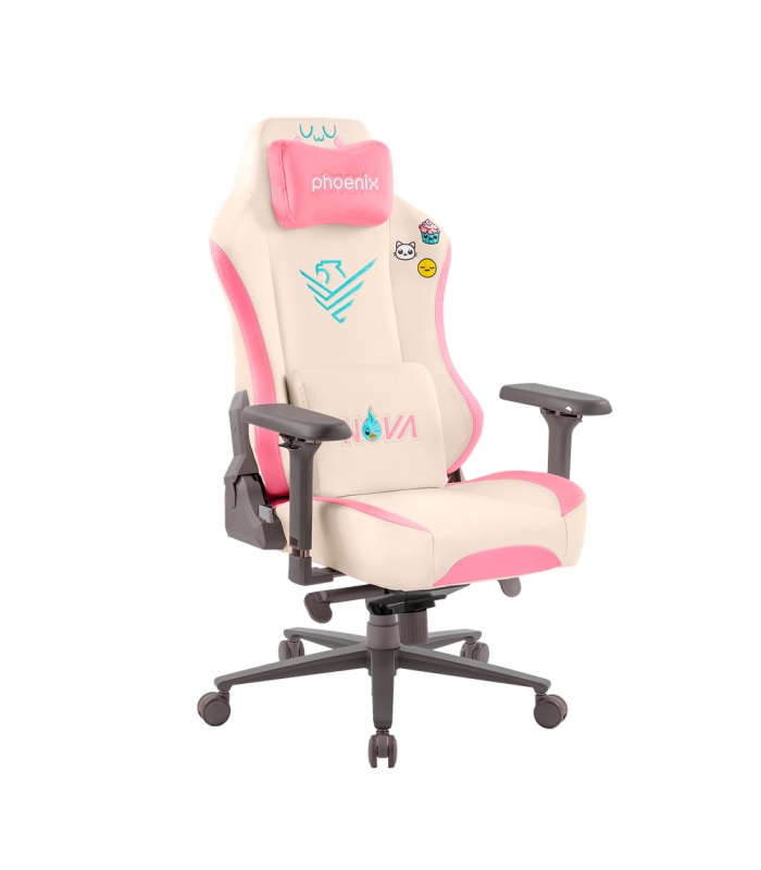 Silla gaming phoenix nova cream edition