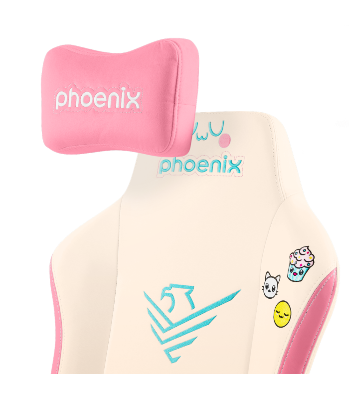 Silla gaming phoenix nova cream edition