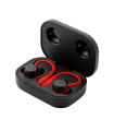 Auriculares deportivos phoenix spartan bluetooth 5.3 manos libres accesorios intercambiables detalles en rojo