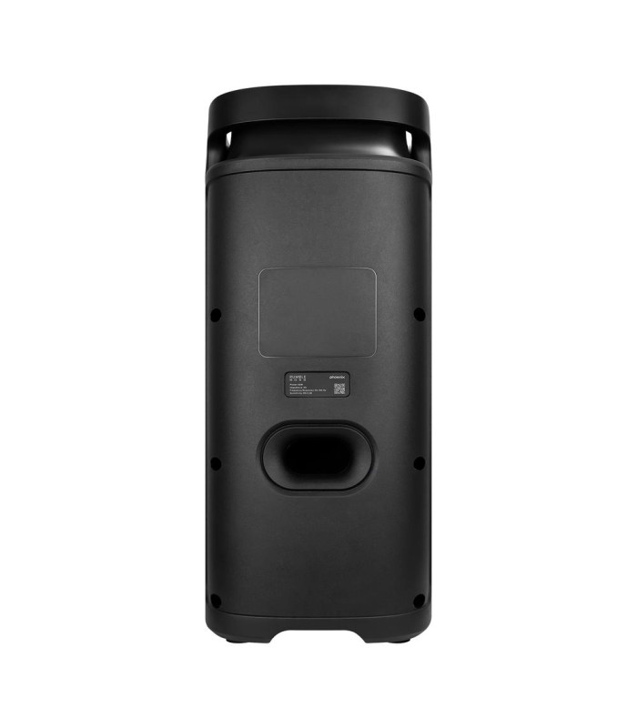 Altavoz rumbleboss phoenix 80w rms batería 4000 mah función karaoke 2 microfonos inalambricos incluidos