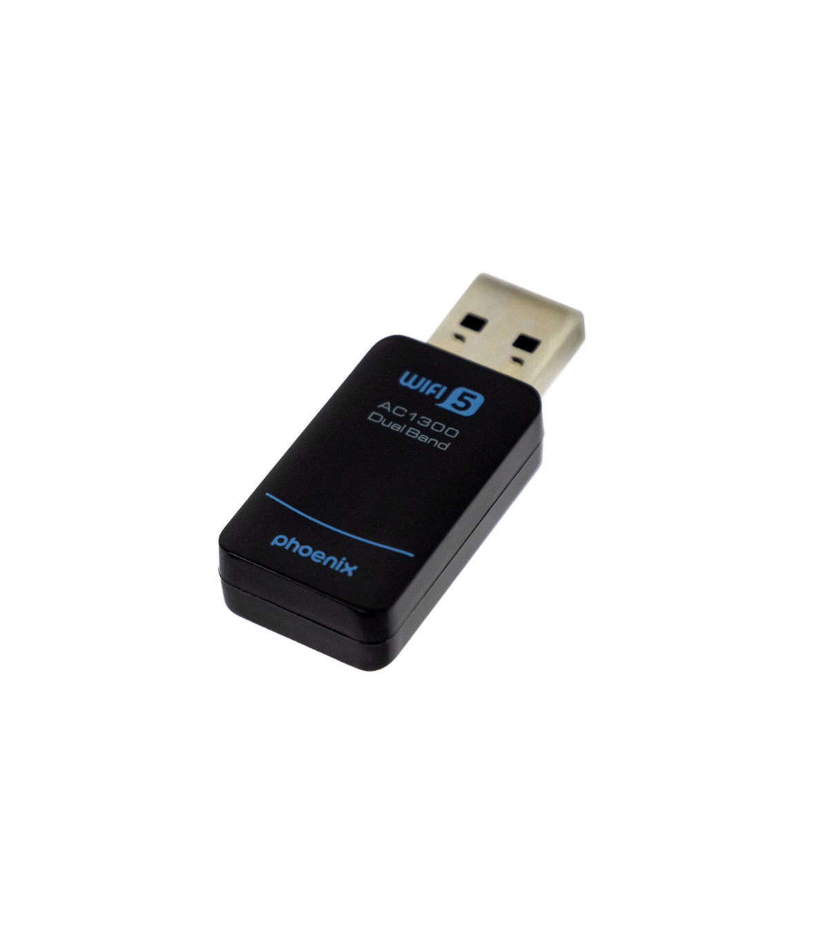 Phoenix nano adaptador usb receptor red inalámbrico 1300mbps dual band