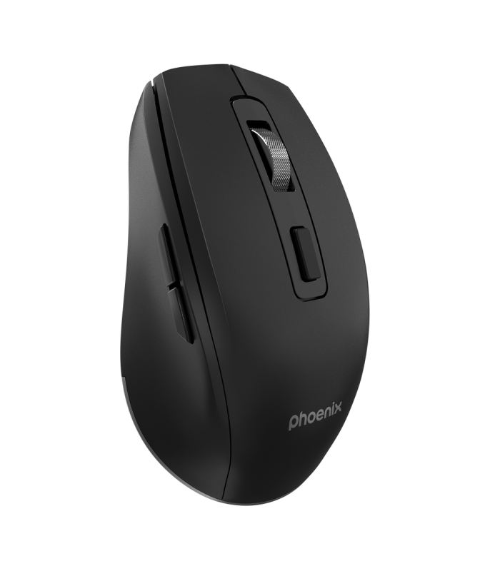 Ratón inalámbrico phoenix m120 hasta 1600 dpi clics silenciosos botónes de avance rapido