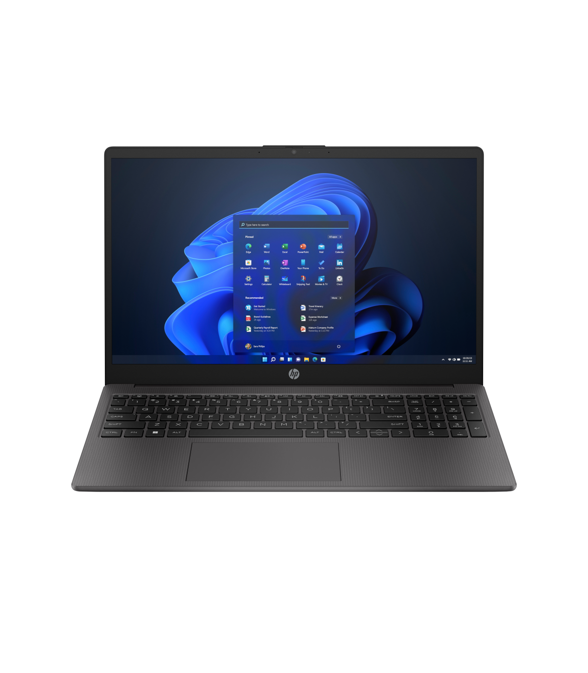 Portatil hp 255 g10 ryzen 7 - 7730u 15.6 pulgadas 8gb -  ssd 512gb -  freedos -  plata