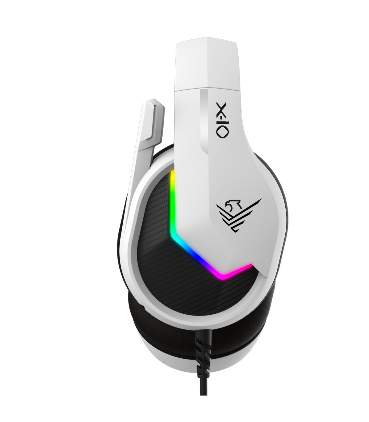 Auriculares gaming phoenix x - io blancos multiplataforma con cable jack y adaptador