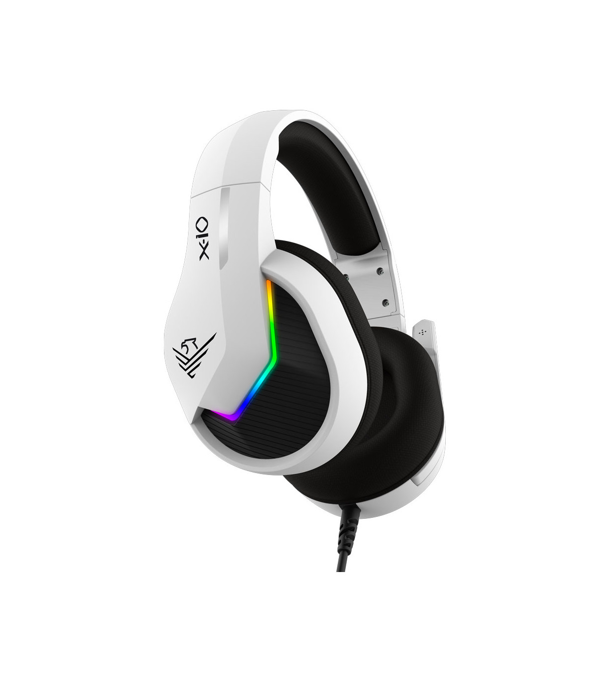 Auriculares gaming phoenix x - io blancos multiplataforma con cable jack y adaptador