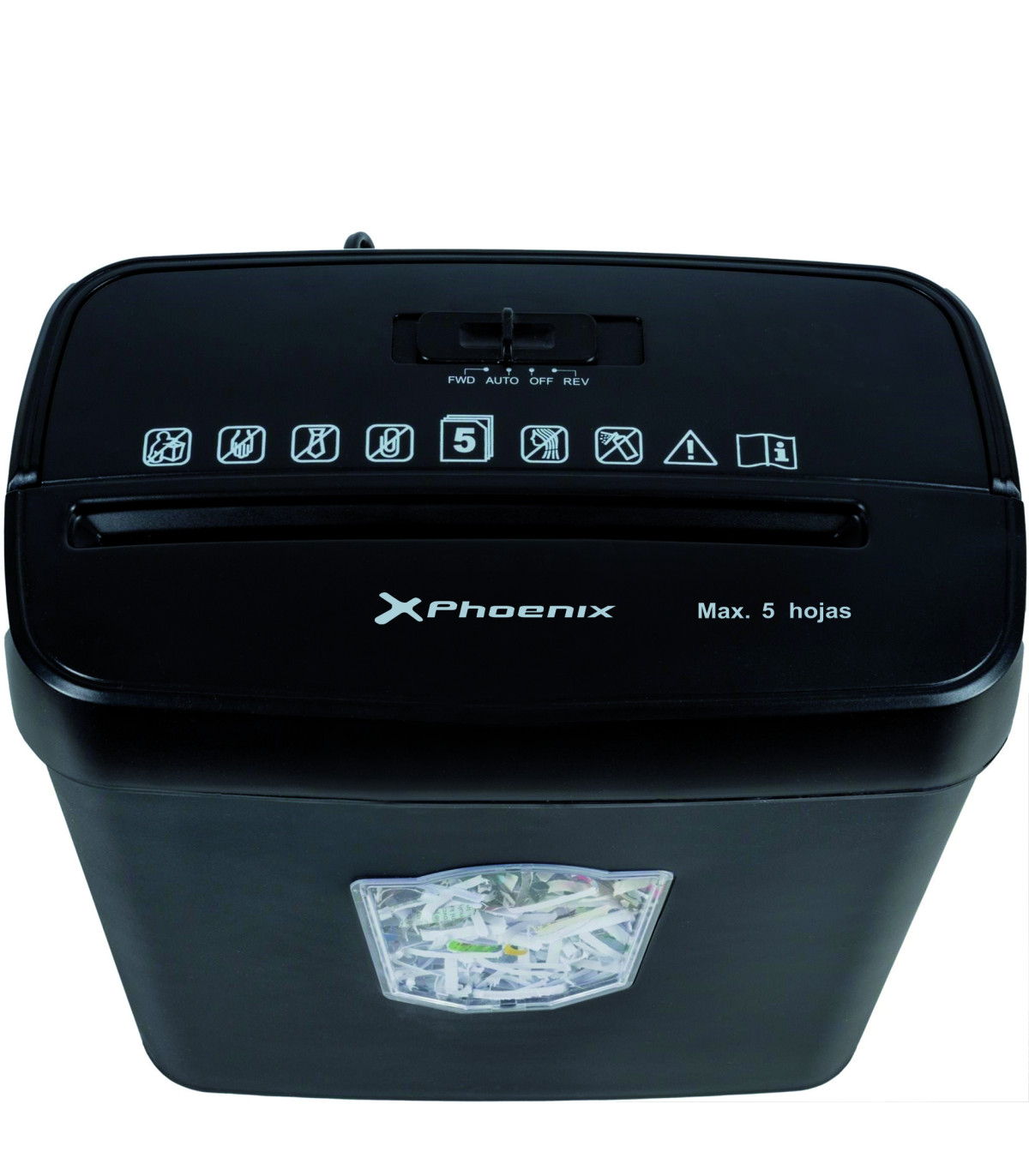 Destructora de documentos 12l