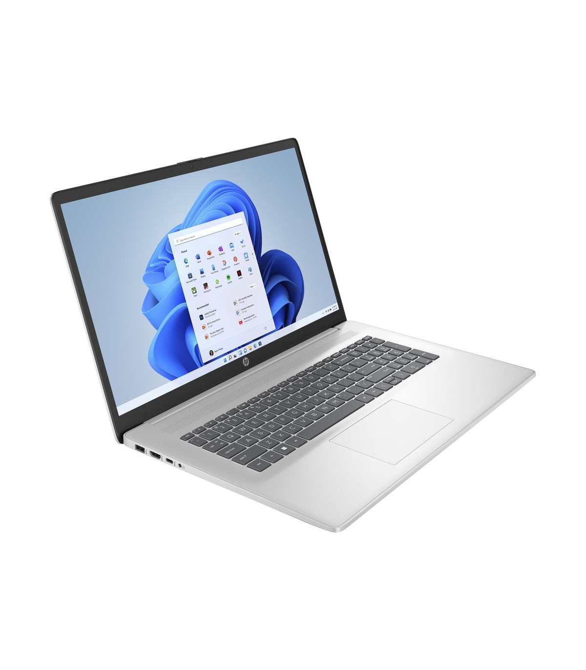 Portatil hp 17 - cn3001ns 17.3 pulgadas -  i3 - n305 -  8gb -  ssd512gb -  w11 -  plata natural