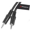 Cable de audio mini jack 3.5 mm m - m estéreo de 3 m