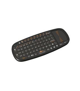 Mini teclado bluetooth con touchpad y puntero láser