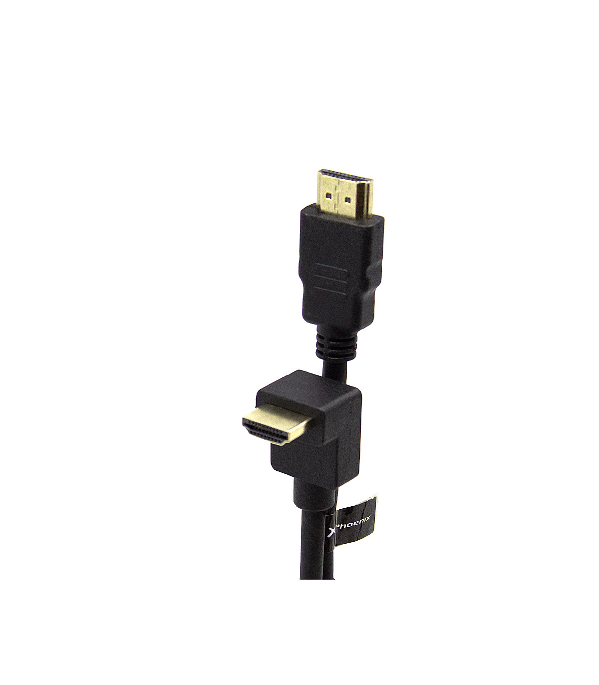 Cable hdmi a - a  90 grados awg 24 clase 2.0  de 1.8 m