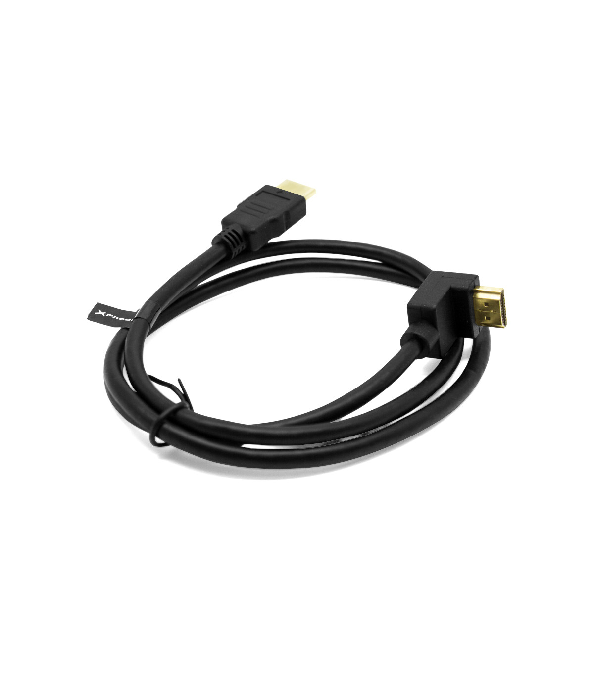 Cable hdmi a - a  90 grados awg 24 clase 2.0  de 1.8 m